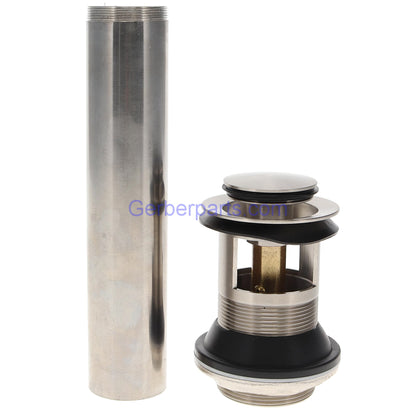 Gerber Genuine A505219NP Nickel Touch Down Drain
