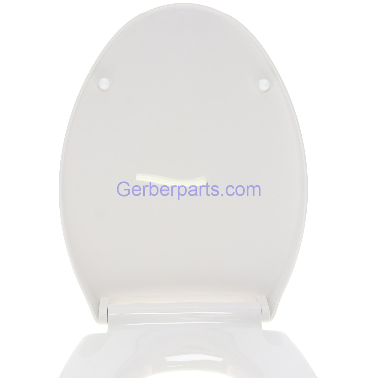 Gerber Genuine C550126 White Elongated Slow Close Quick Release Toilet Seat