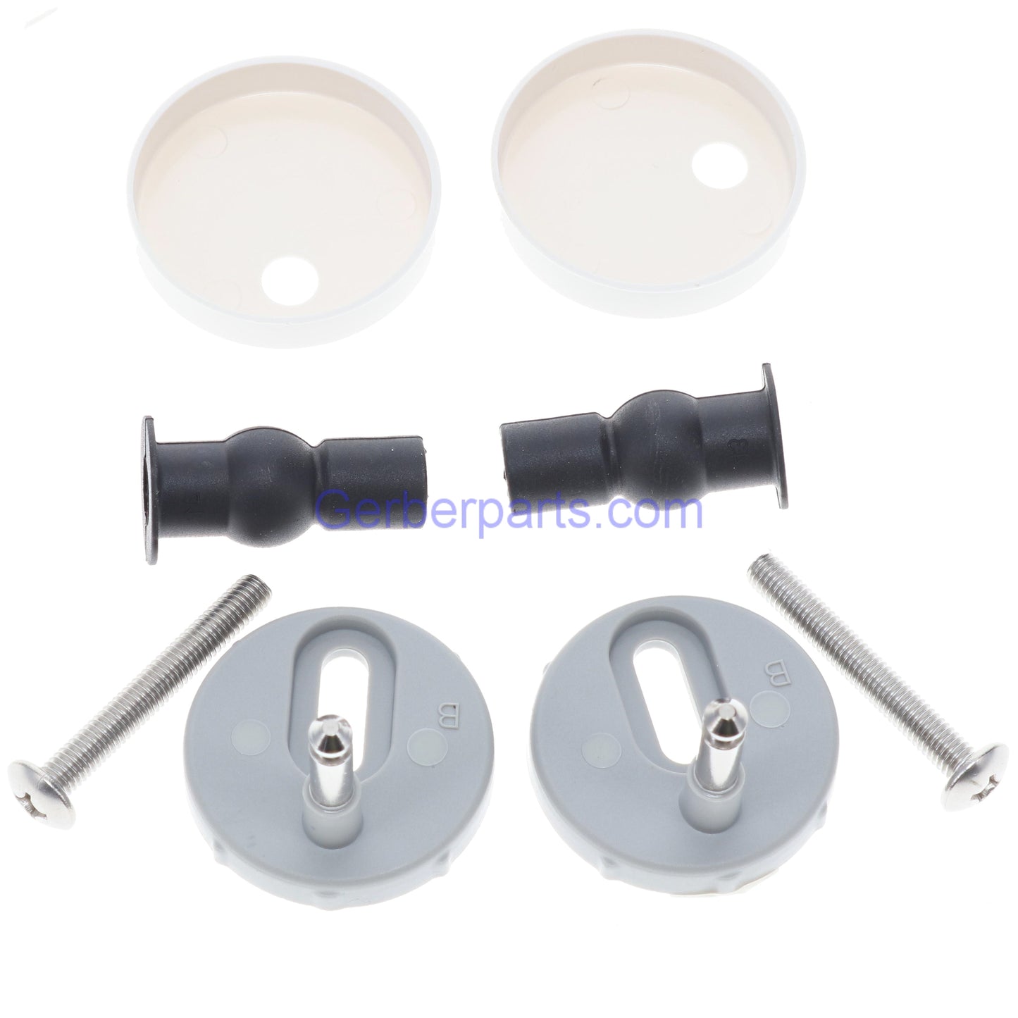 Gerber Genuine C550126 White Elongated Slow Close Quick Release Toilet Seat