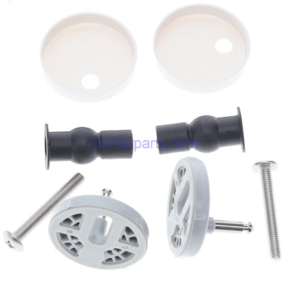 Gerber Genuine C550126 White Elongated Slow Close Quick Release Toilet Seat